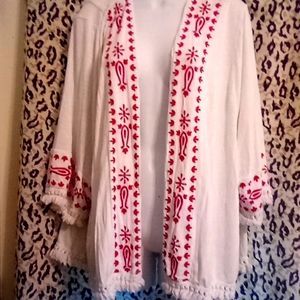 Embodied White Cotton Jacket